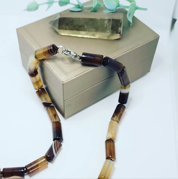 Lace Agate necklace - Picture 2 of 4